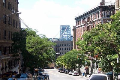 washington heights bridge hudson river